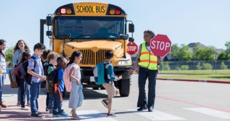 School bus crossing